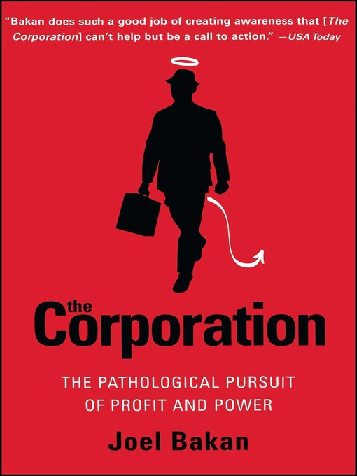 Title details for The Corporation by Joel Bakan - Wait list